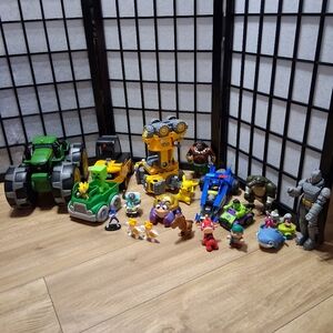 Action-Packed Playset with Vehicles and Figures